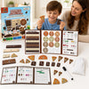 Magnetic Fraction Playbook, Pizza & Chocolate Tiles K-3